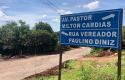 Pavimentação na Rua Vereador Paulino Diniz