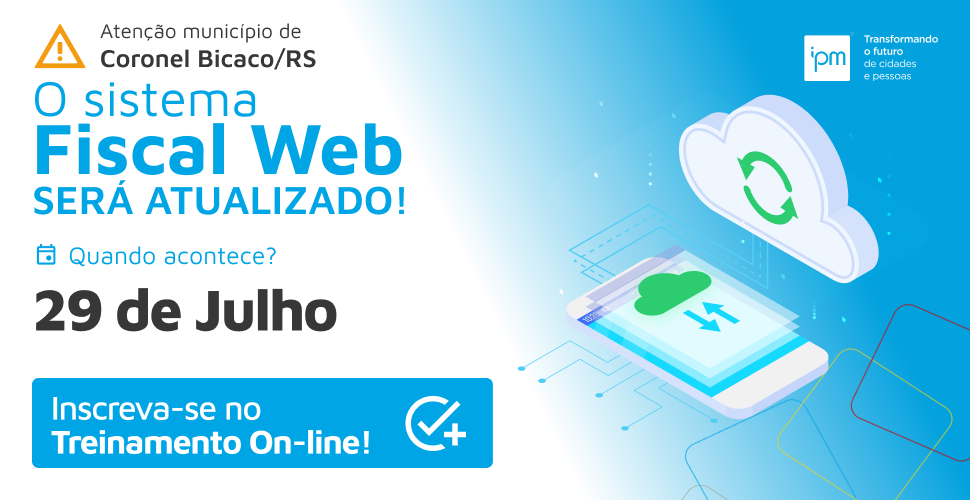 Atualização do sistema Fiscal Web